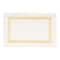 Lapaco Lapaco 9" By 13.5" Econo Greek Key Straight Edge Gold Placemat, PK1000 304-005 - alternate 3